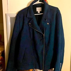 Teal velvet old navy jacket xxl ( plus size)